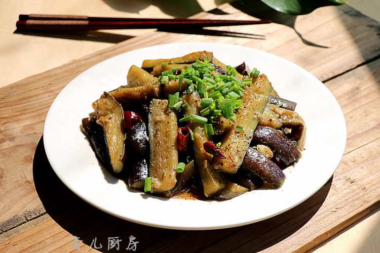 黑椒茄条步骤8