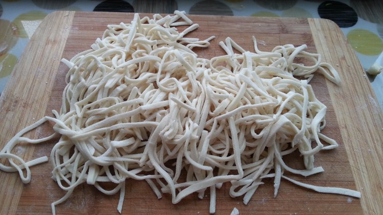 豆角茄子闷面步骤4