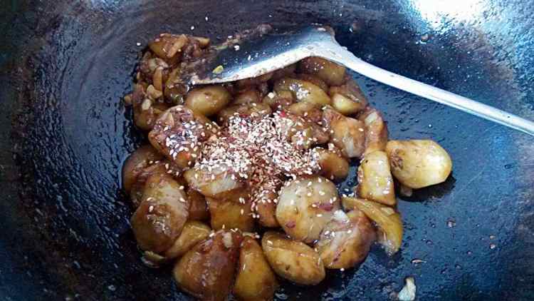 孜然味烧茄子步骤6