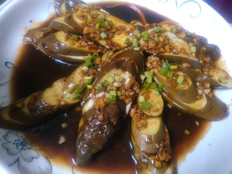 蒜香蒸茄子步骤4