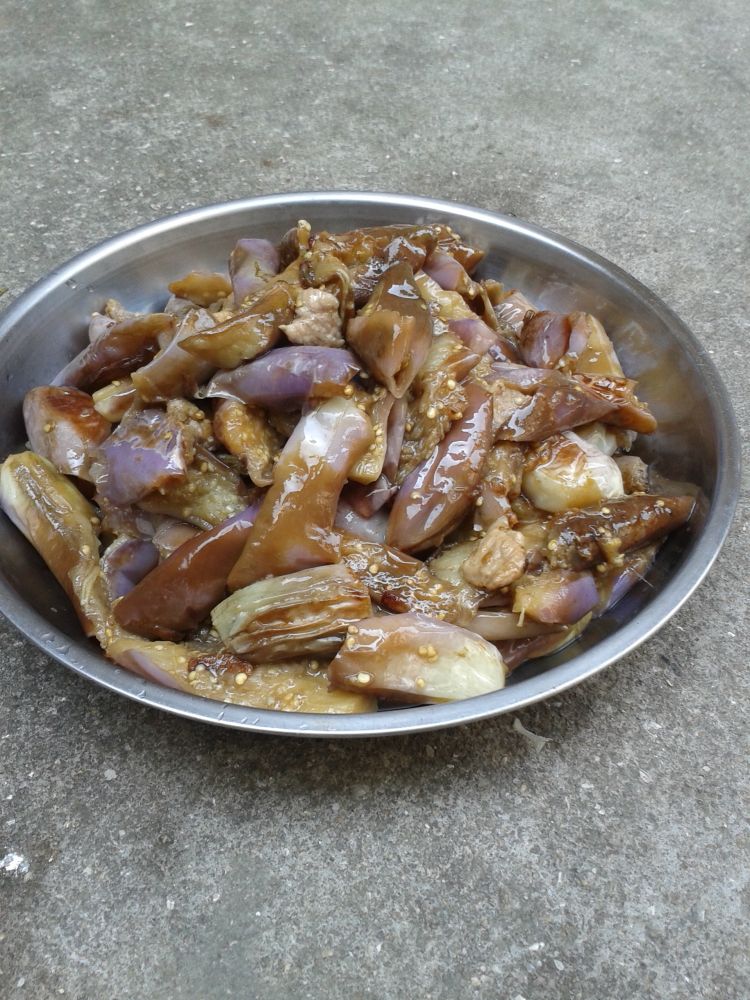 肉沫炒茄子步骤6