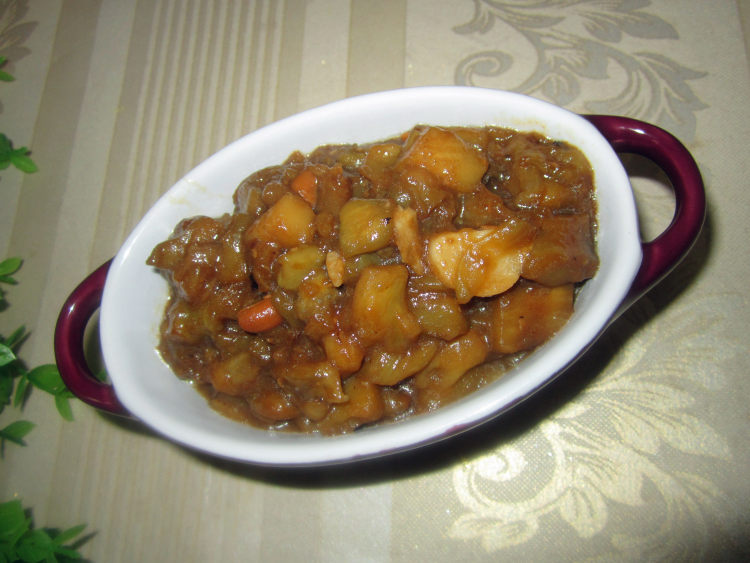 炸酱茄子步骤8