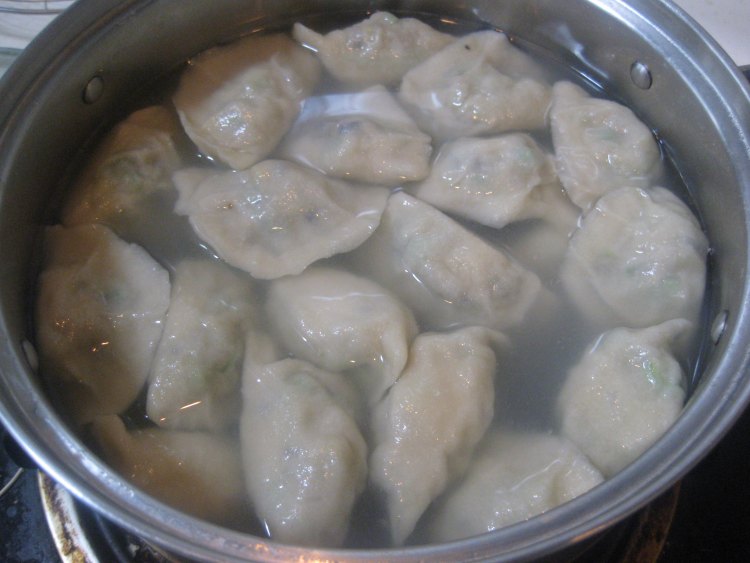 茄子鸡蛋饺子步骤12