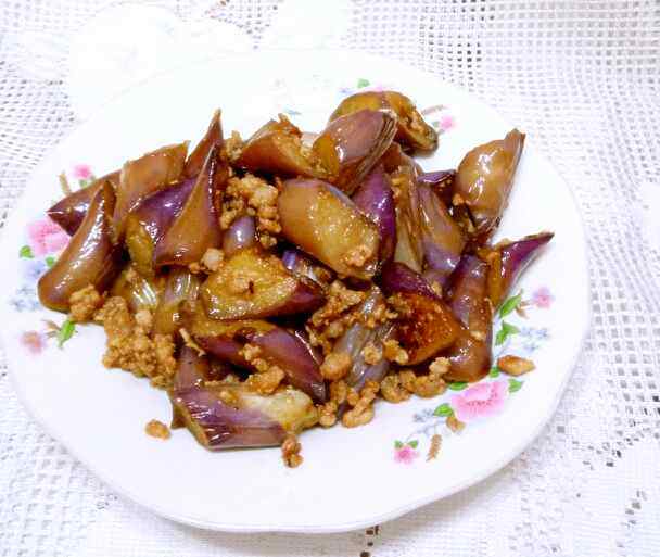 肉末炒茄子步骤5