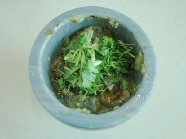 烧椒捣茄子步骤9