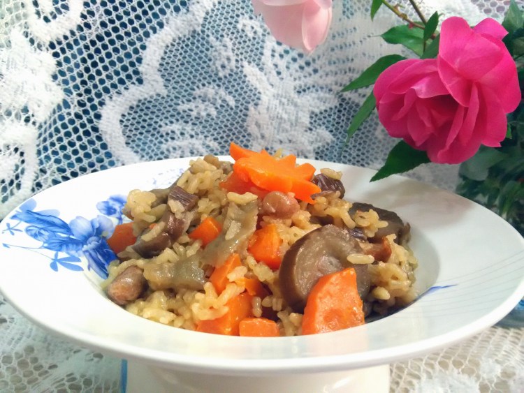 茄子胡萝卜饭步骤12