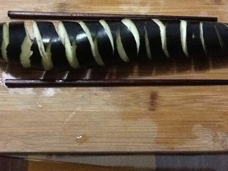 烧汁蓑衣茄子步骤2