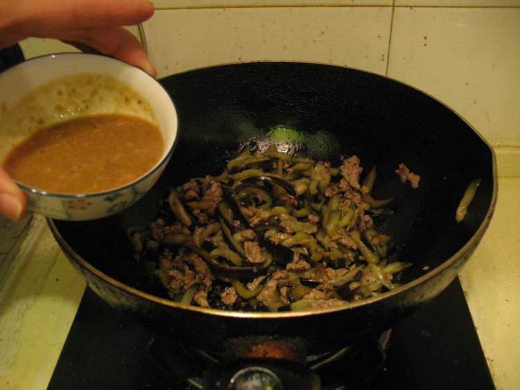 肉末酱茄子步骤12