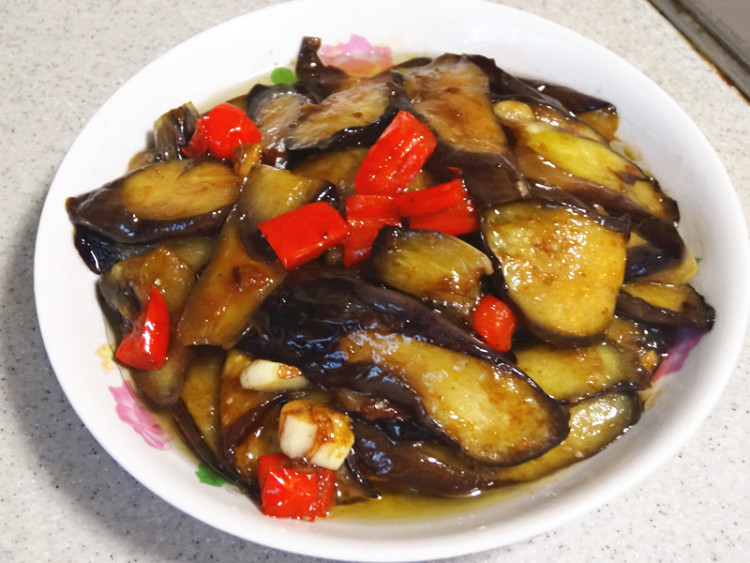 蒜香煎茄子步骤14