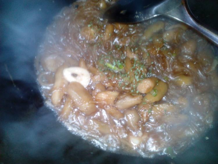 手撕茄子炖粉条步骤11