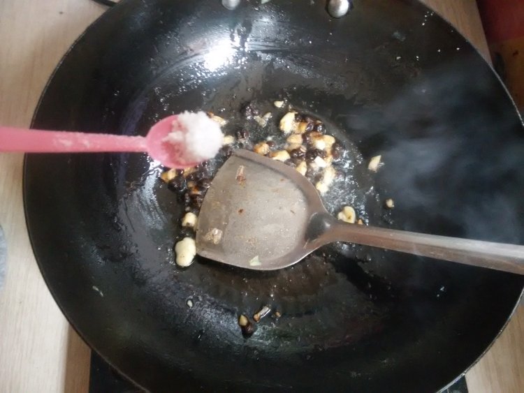 豆鼓风味茄子步骤7