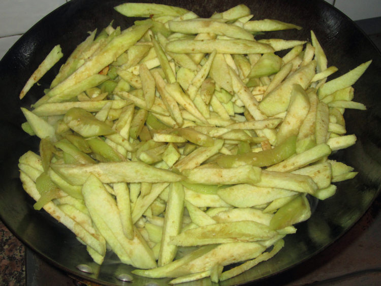 蚝油茄丝步骤6