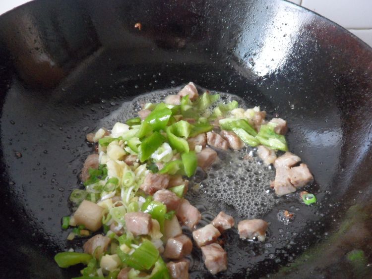 蚝油茄丁步骤5