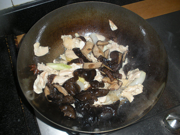 鸡片茄子打卤面步骤9