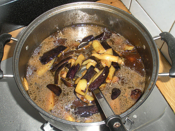 鸡片茄子打卤面步骤19