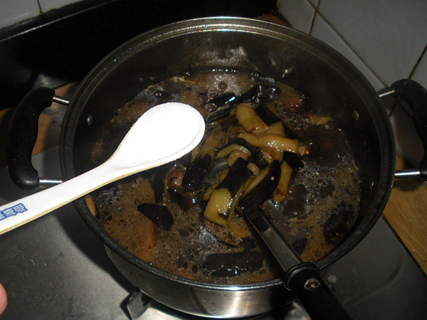 鸡片茄子打卤面步骤20