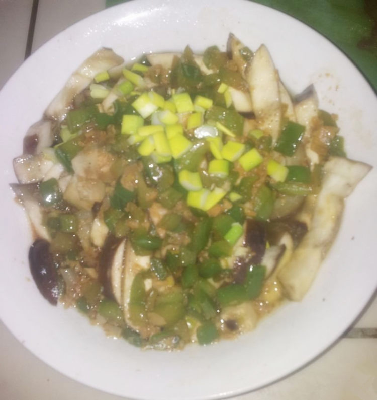 酱汁蒸茄子步骤7
