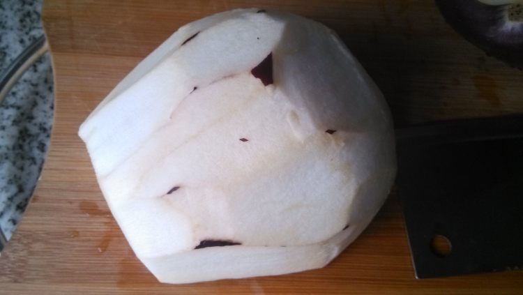 茄饼碎步骤1