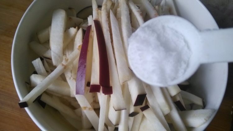 茄饼碎步骤2