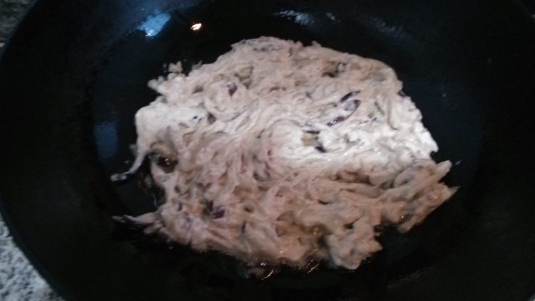 茄饼碎步骤5