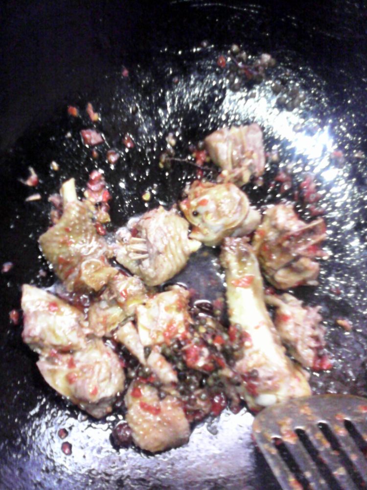 茄子烧鸡步骤5