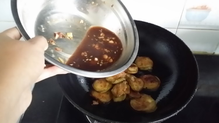 茄夹肉步骤8