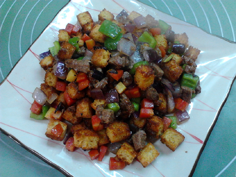 香脆土司炒牛肉步骤20