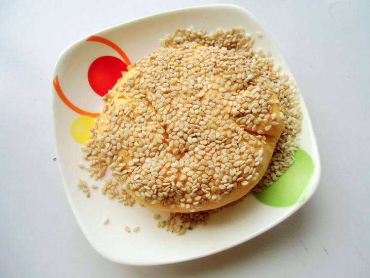 胡萝卜绿豆馅饼步骤7