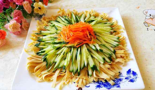 豆腐皮拌黄瓜步骤8