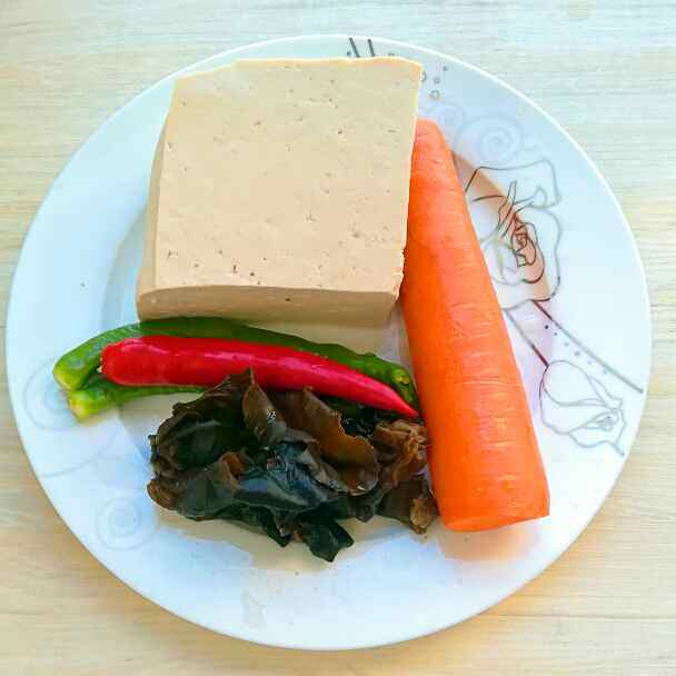 素烧豆腐步骤1
