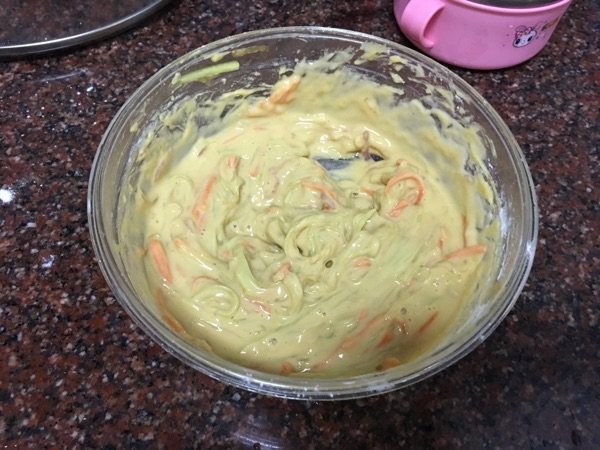 西葫芦胡萝卜鸡蛋饼步骤6