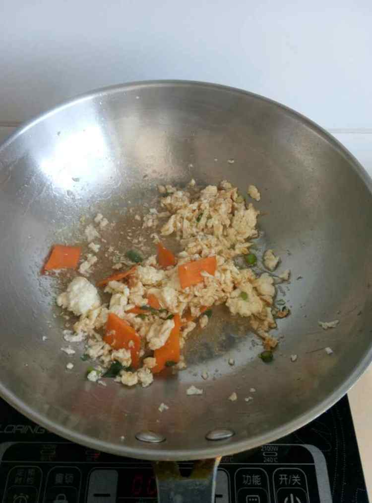 鸡蛋白小炒步骤5