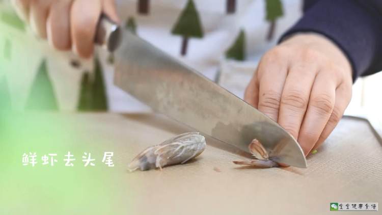菠菜虾仁补钙饼步骤5