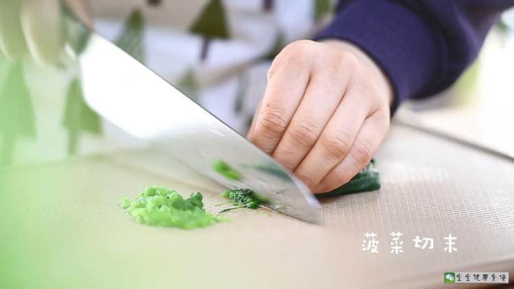 菠菜虾仁补钙饼步骤3