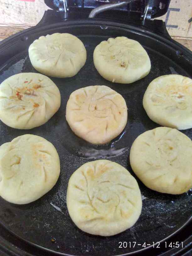 豆渣肉馅饼步骤8