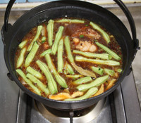 铁锅排骨豆角焖面步骤9