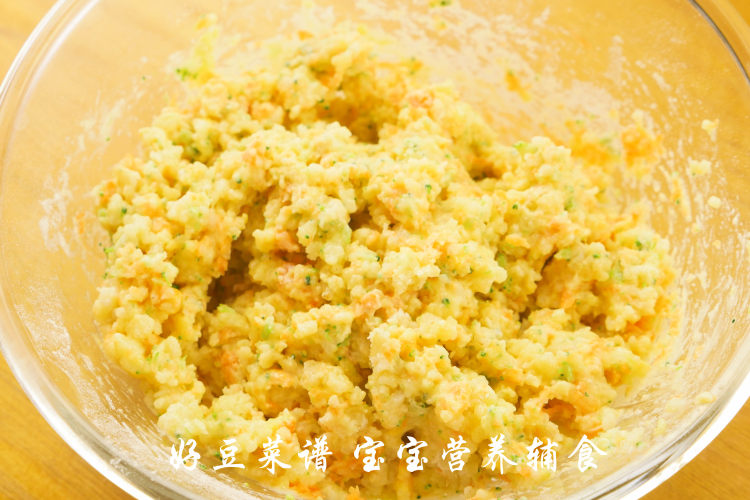 小米蔬菜脆饼步骤6