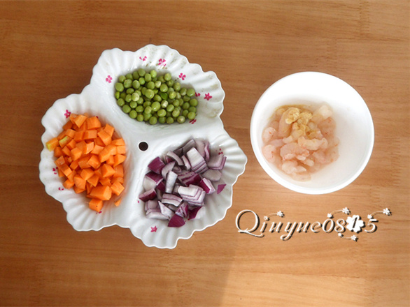 蔬菜虾仁炒蛋#本味家步骤2