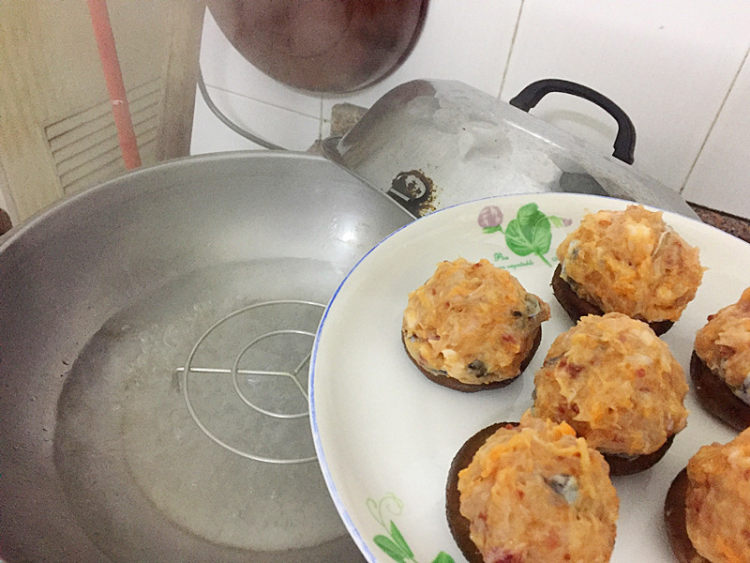 百花酿鲜菇步骤11