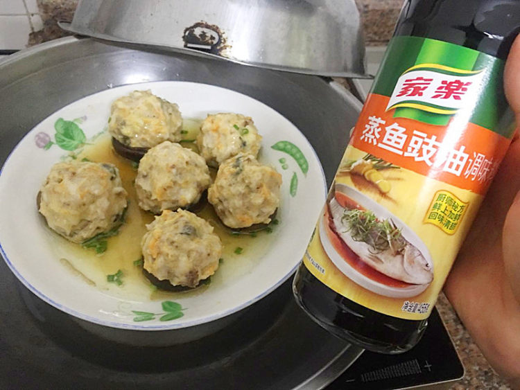 百花酿鲜菇步骤12