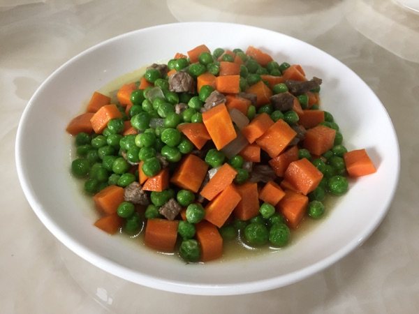 胡萝卜炒青豆步骤8