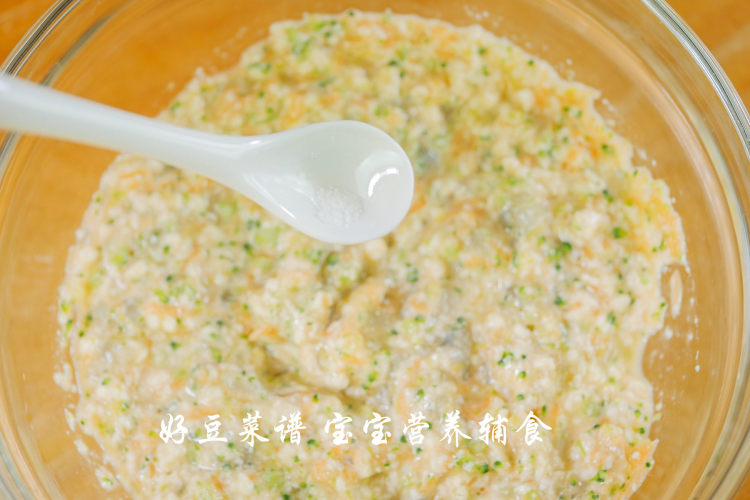 鲜虾豆腐饼步骤12