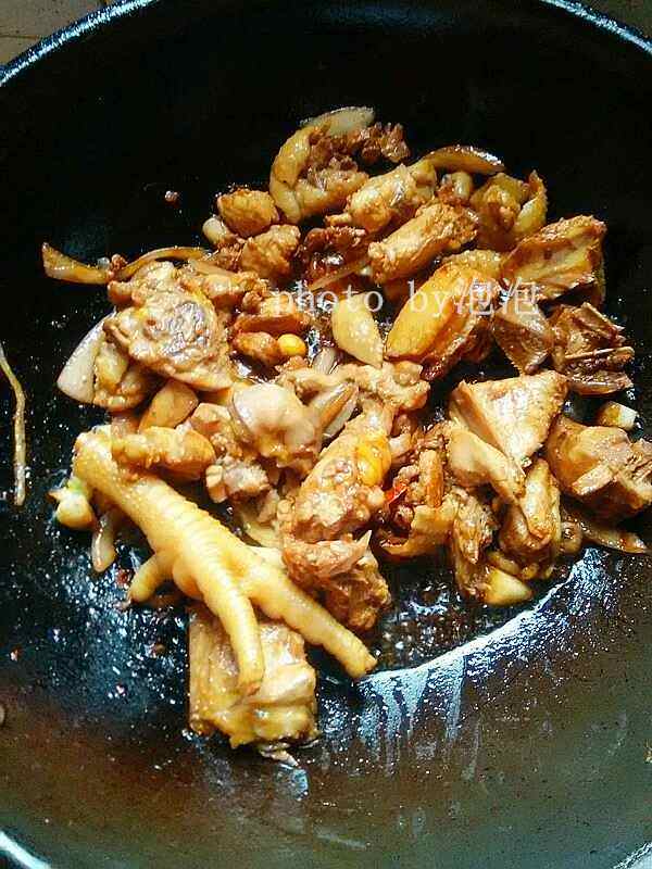 鸡肉胡萝卜焖饭步骤6