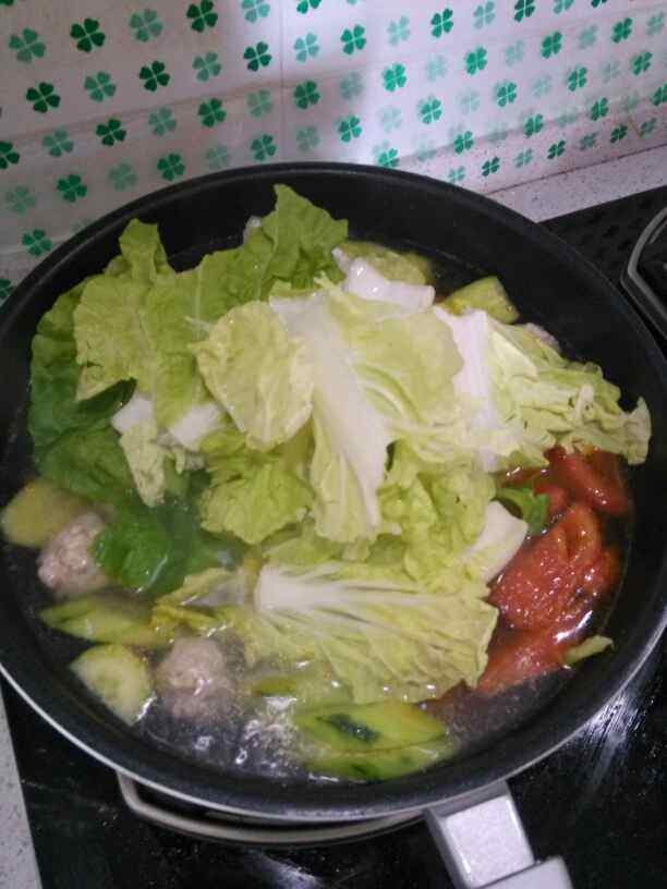黄瓜白菜汤步骤8