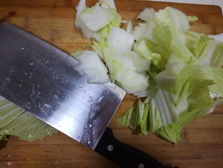 蚝油白菜步骤3