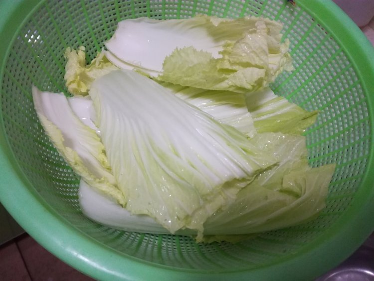 蚝油白菜步骤2