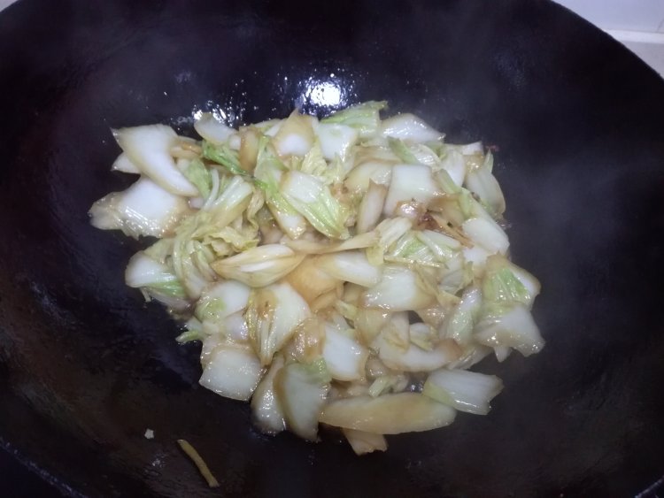 蚝油白菜步骤9
