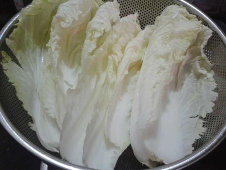 炝炒白菜步骤1