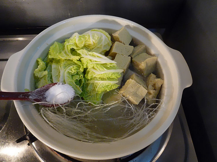 砂锅白菜冻豆腐步骤8