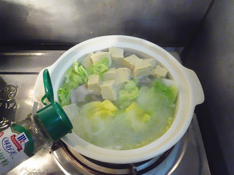 砂锅白菜冻豆腐步骤9
